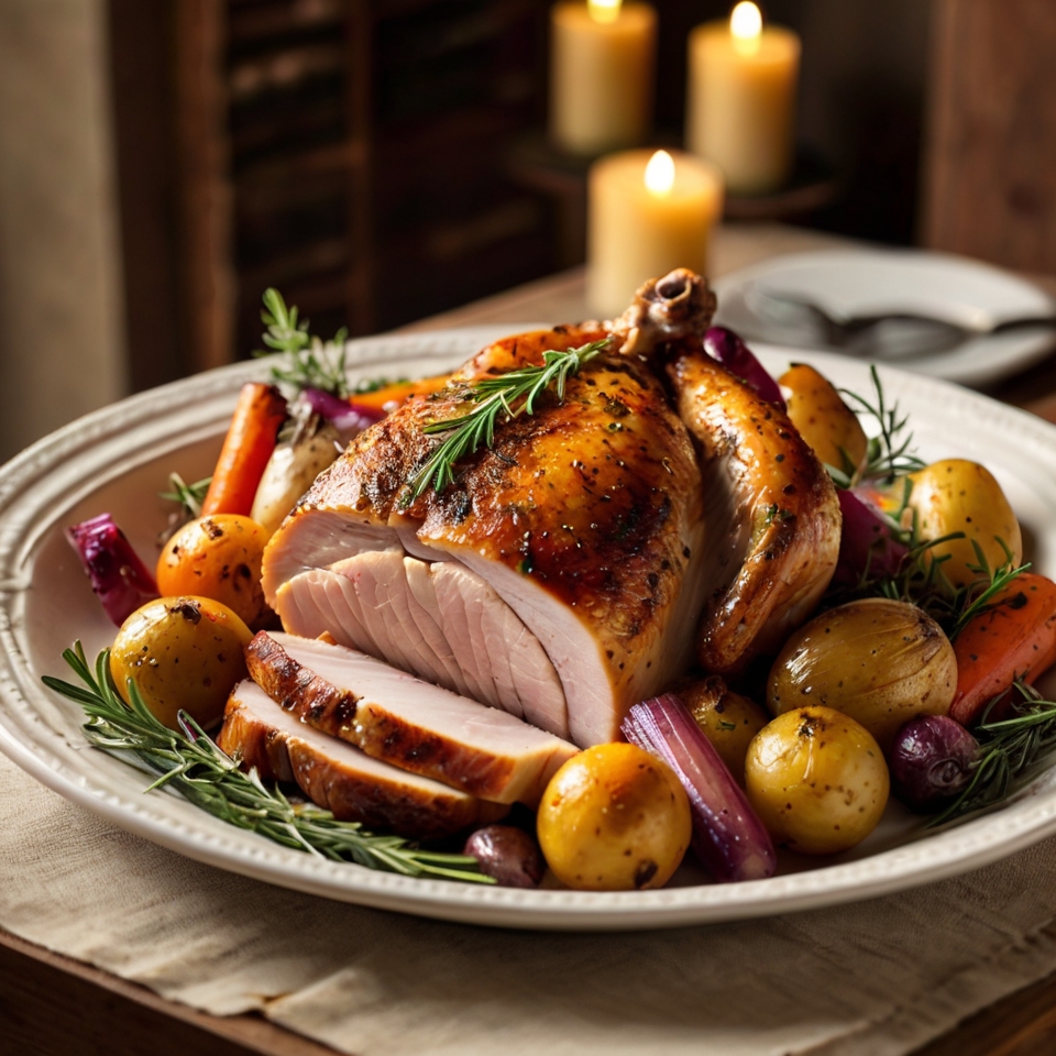 Juicy Herb-Roasted Turkey Breast: The Perfect Dinner Recipe!