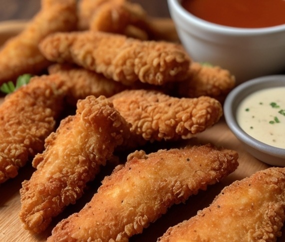 Crispy Honey Garlic Chicken Tenders