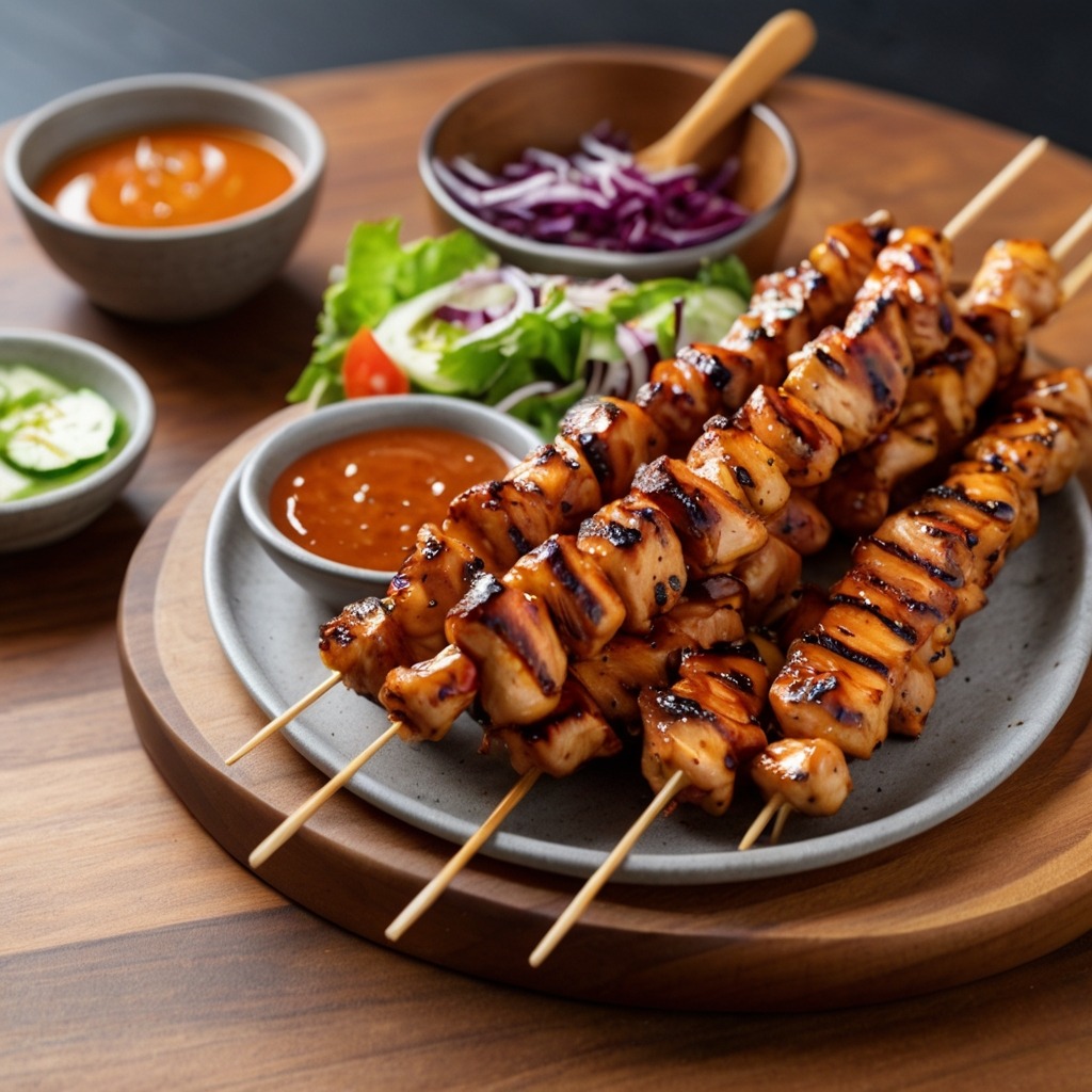 Honey Sriracha Chicken Skewers: The Perfect Sweet & Spicy Grilled Delight!